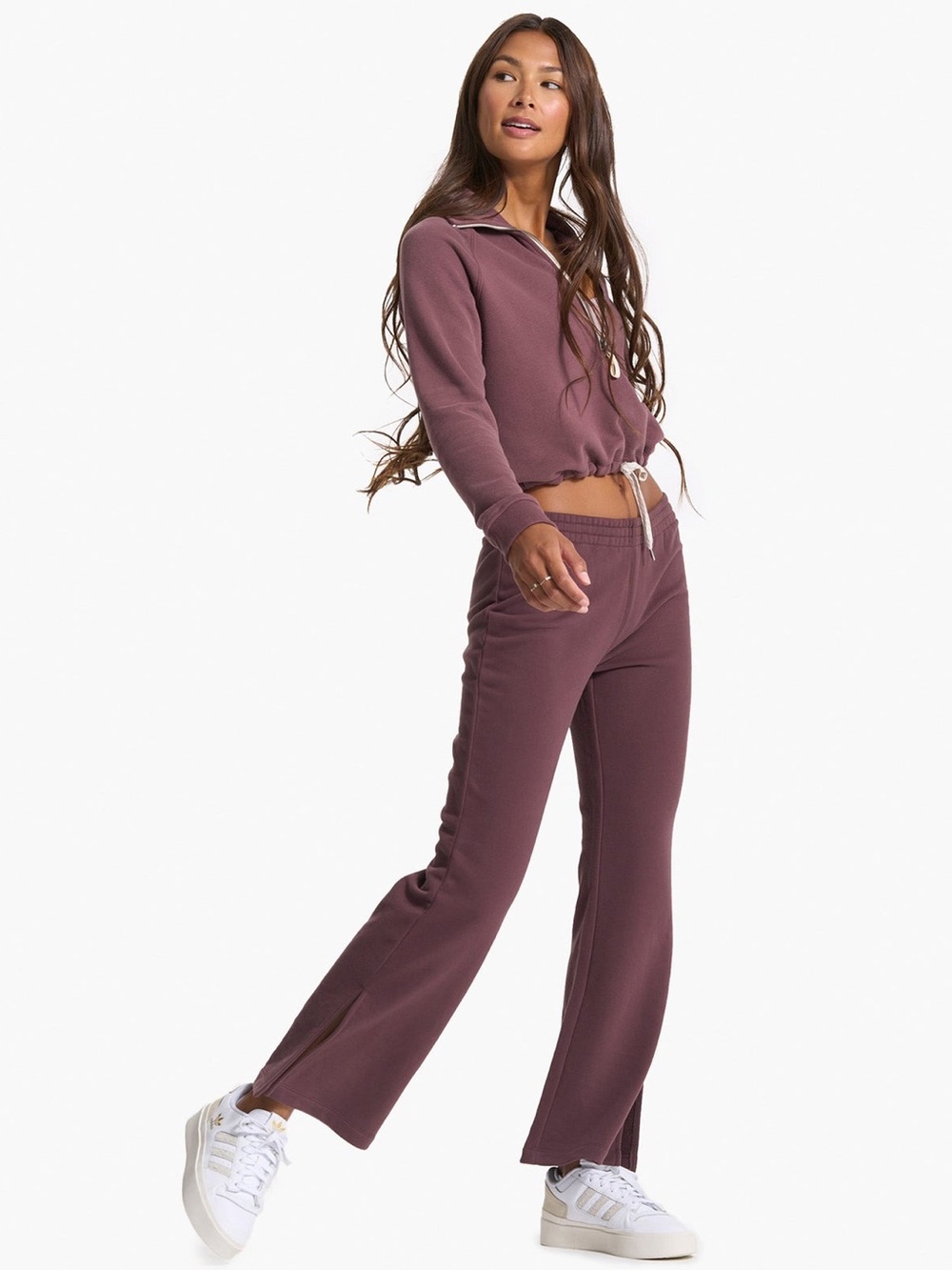 Vuori Sedona Wide Leg Sweatpants in Chestnut Sz Small EUC VW4044